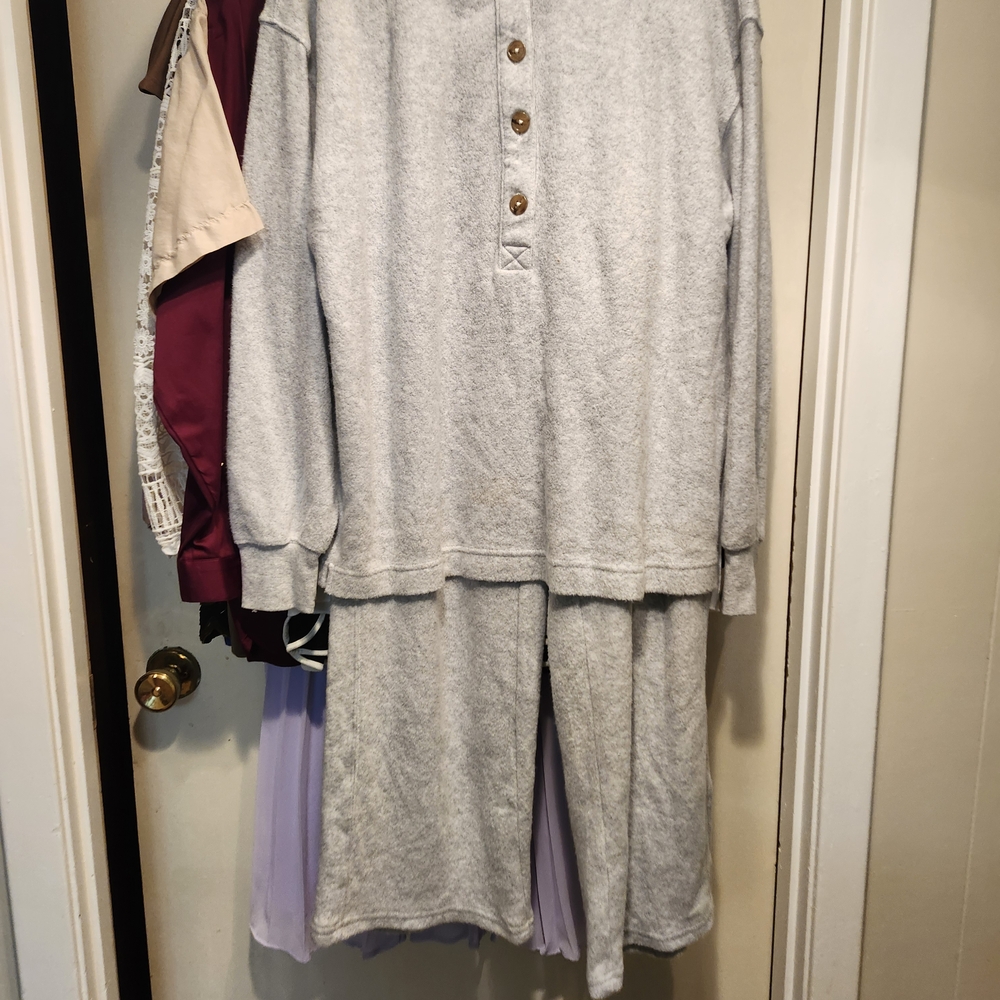 Cozy Gray Kids Pajama Set